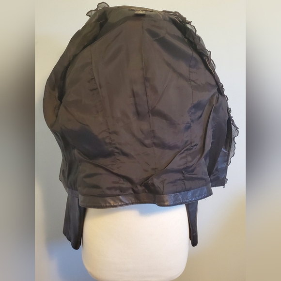 đź’ĄRAREđź’Ą vintage Lillie Rubin 1980s leather jacket - size 8 - Picture 7 of 7